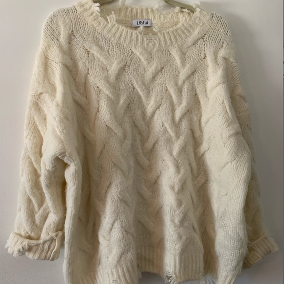Lilyful Destructed Sweater Size M - Picture 1 of 2